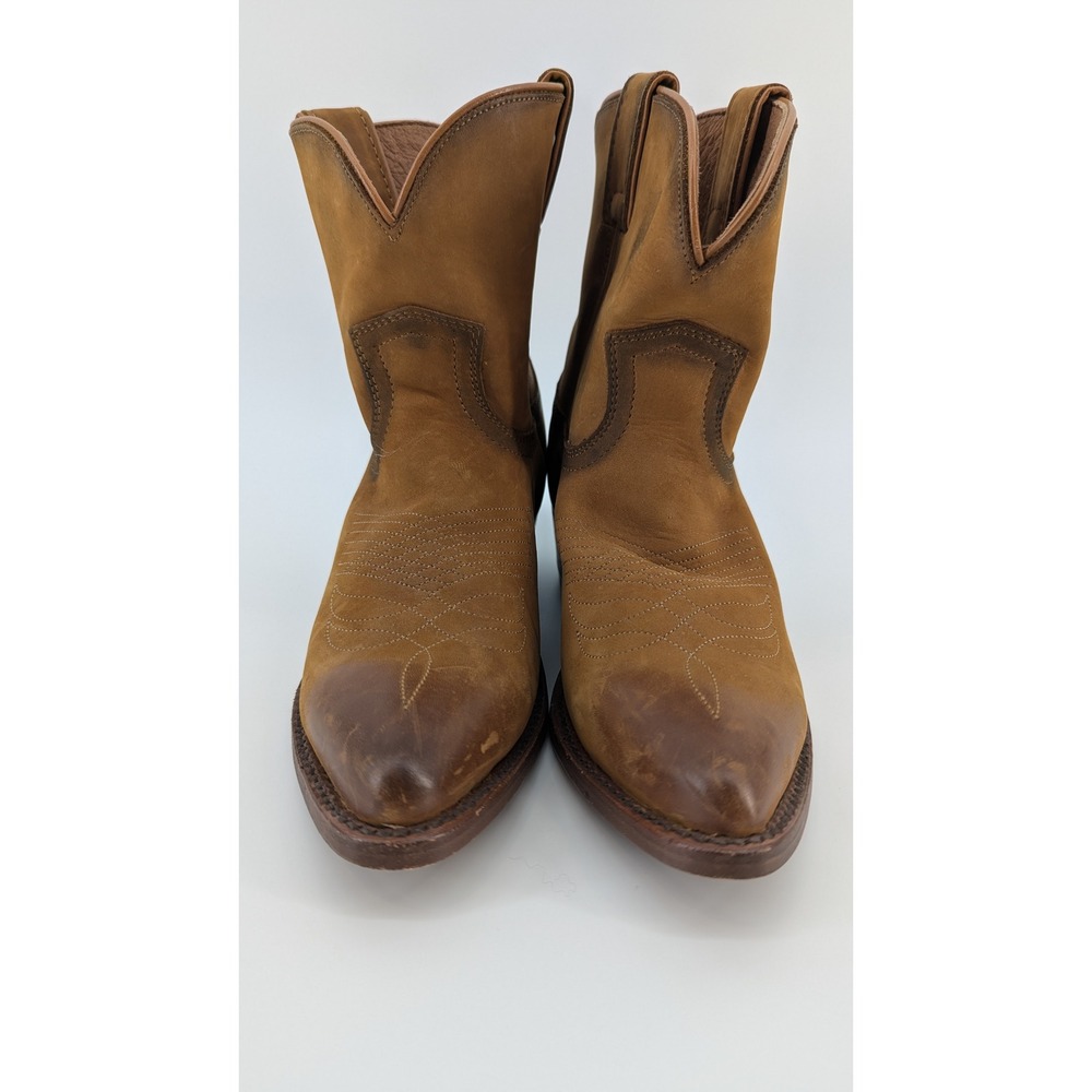 Frye Billy Short Western Boots Cognac Leather Ankle Bootie 71440 Womens 6 B